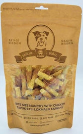 Rakun Munchy Tavuklu ve Lokmalık Çubuk Küçük Boy Köpek Ödül Maması 6 cm 36' lı Paket